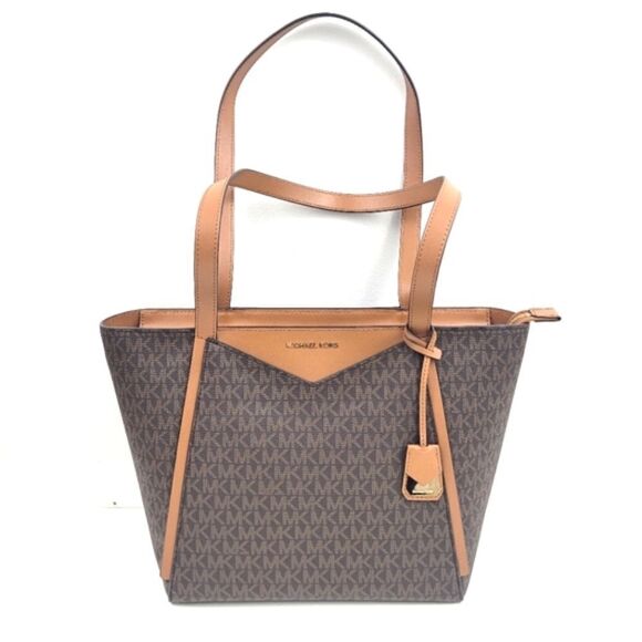 MICHAEL KORS Whitney zip top shoulder tote bag - Picture 1 of 10